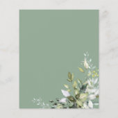 Rückgang der Liebe Budget Bridal Dusche Einladung (Rückseite)