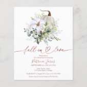 Rückgang der Liebe Budget Bridal Dusche Einladung (Vorderseite)