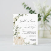 Rückgang der Liebe Budget Bridal Dusche Einladung (Stehend Vorderseite)