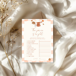 Rückgang der Liebe Der Preis ist das Richtige Baby Einladung