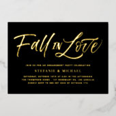 Rückgang der Liebe der schwarzen Zuspruch-Partei Folieneinladung (Vorderseite)