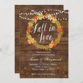 Rückgang der Liebe Dusche Einladung (Vorne/Hinten)