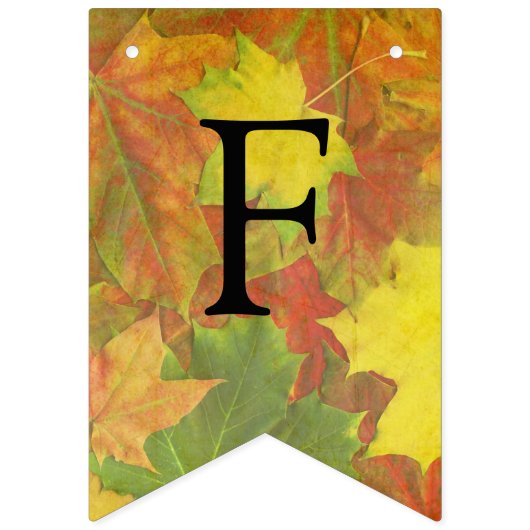 Rückgang der Liebe Farbige Blätter - Jagdfahnen Wimpelkette (Dritte Fahne)