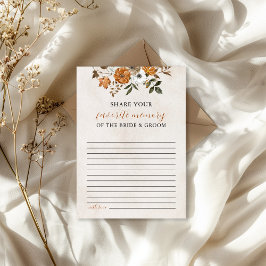 Rückgang der Liebe | Favorit-Memory-Game-Brautpart Einladung