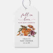 Rückgang der Liebe-Geschenkmarke Geschenkanhänger (Vorderseite)