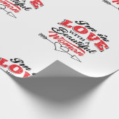 Rückgang der Liebe Geschenkpapier (Ecke)