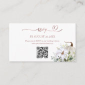 Rückgang der Liebe Grüne Hochzeit QR Online-UAWG Begleitkarte (Vorderseite)