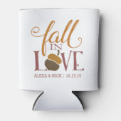 Rückgang der Liebe | Herbst Acorn Personalisiert G Dosenkühler (Vorderseite)