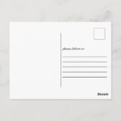 Rückgang der Liebe Herbst Brautparty Herbst Postkarte (Rückseite)