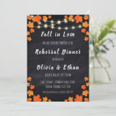 Rückgang der Liebe Herbst Probe Einladungen (Stehend Vorderseite)