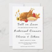 Rückgang der Liebe Herbst Probe Einladungen (Vorderseite)