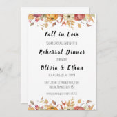 Rückgang der Liebe Herbst Probe Einladungen (Vorne/Hinten)