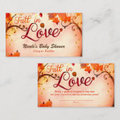 Rückgang der Liebe Herbstpumpen Windelwulstkarten Begleitkarte (Vorne/Hinten)