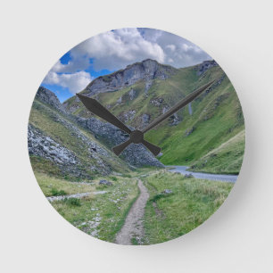 Rückgang der Liebe im Peak District Runde Wanduhr