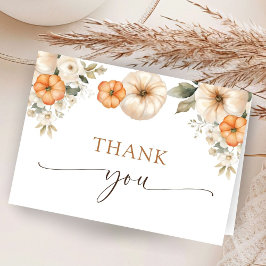 Rückgang der Liebe Kinderdusche Herbst geklappt Da Dankeskarte