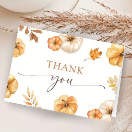 Rückgang der Liebe Kinderdusche Herbst geklappt Da Dankeskarte