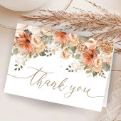 Rückgang der Liebe Kinderdusche Herbst geklappt Da Dankeskarte