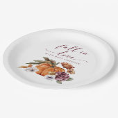 Rückgang der Liebe-Kinderdusche Pappteller (Schrägansicht)