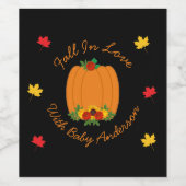 Rückgang der Liebe-Kinderdusche Weinetikett (Einzelnes Label)