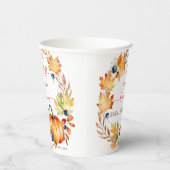 Rückgang der Liebe Kürbis Brautparty Geschirr Pappbecher (Rechts)