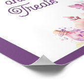 Rückgang der Liebe lila Halloween-Süßigkeiten und Poster (Ecke)