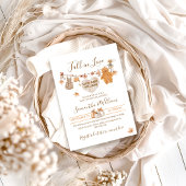 Rückgang der Liebe Minimal moderne neutrale Babydu Einladung