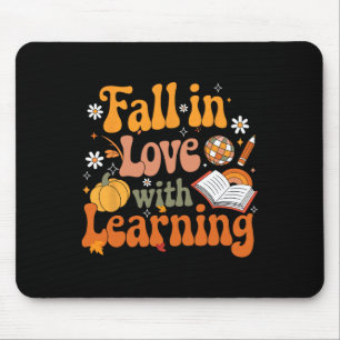 Rückgang der Liebe mit Autum Erntedank Tee Mousepad