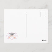 Rückgang der Liebe mit Cicada im Sommer Postkarte (Rückseite)