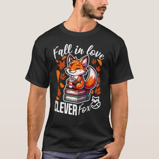 Rückgang der Liebe mit cleverem Fox T-Shirt (Vorderseite)