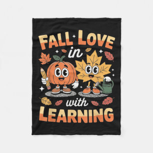 Rückgang der Liebe mit dem Lernen Autumn Pumpkin L Fleecedecke