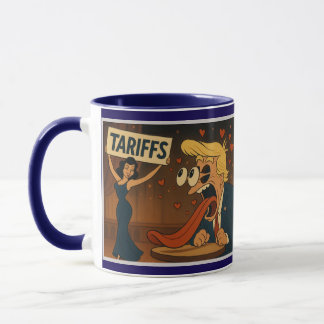 Rückgang der Liebe mit den Zöllen Tasse