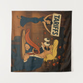 Rückgang der Liebe mit den Zöllen Wandteppich (Vorderseite (Horizontal))