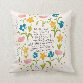 Rückgang der Liebe mit der Natur - inspirierende Z Kissen