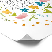 Rückgang der Liebe mit der Natur - inspirierendes  Poster (Ecke)