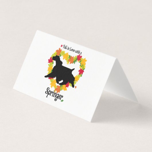 Rückgang der Liebe mit einem Springer Spaniel (Vorderseite)
