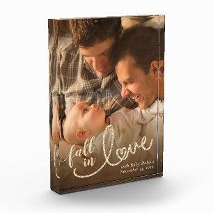 Rückgang der Liebe mit Herbst   Adoption des Säugl Fotoblock