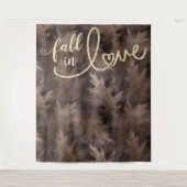 Rückgang der Liebe mit Herbst | Eleganter Foto Hin Wandteppich (Vorderseite)