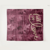 Rückgang der Liebe mit Herbst | Hintergrund des me Wandteppich (Vorderseite (Horizontal))