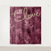 Rückgang der Liebe mit Herbst | Hintergrund des me Wandteppich (Vorderseite)