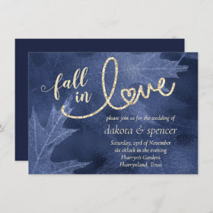 Rückgang der Liebe mit Herbst Mulberry Jewel Wed Einladung