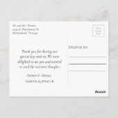 Rückgang der Liebe mit Herbst | Rotes Foto Vielen Postkarte (Rückseite)