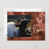 Rückgang der Liebe mit Herbst | Rust Foto Vielen D Postkarte (Vorne/Hinten)