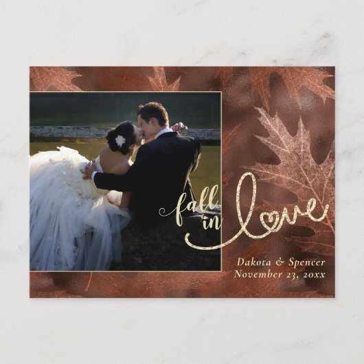 Rückgang der Liebe mit Herbst | Rust Foto Vielen D Postkarte (Vorderseite)