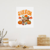 Rückgang der Liebe mit Lesen, Buch Lover Poster (Küche)