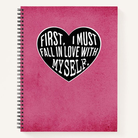 Rückgang der LIEBE mit meinem selbst-Notebook für  Notizblock (Vorderseite)