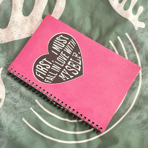Rückgang der LIEBE mit meinem selbst-Notebook für Notizblock