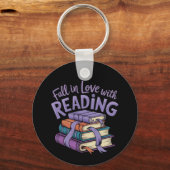 Rückgang der Liebe mit Reading Cosy Books Autumn V Schlüsselanhänger (Vorderseite)