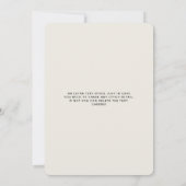 Rückgang der Liebe neutrale Herbstkuchendusche Einladung (Rückseite)