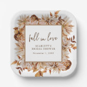 Rückgang der Liebe Pappteller (Vorderseite)