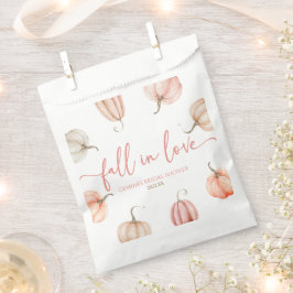 Rückgang der Liebe Pink Pumpkin Brautparty Geschenktütchen